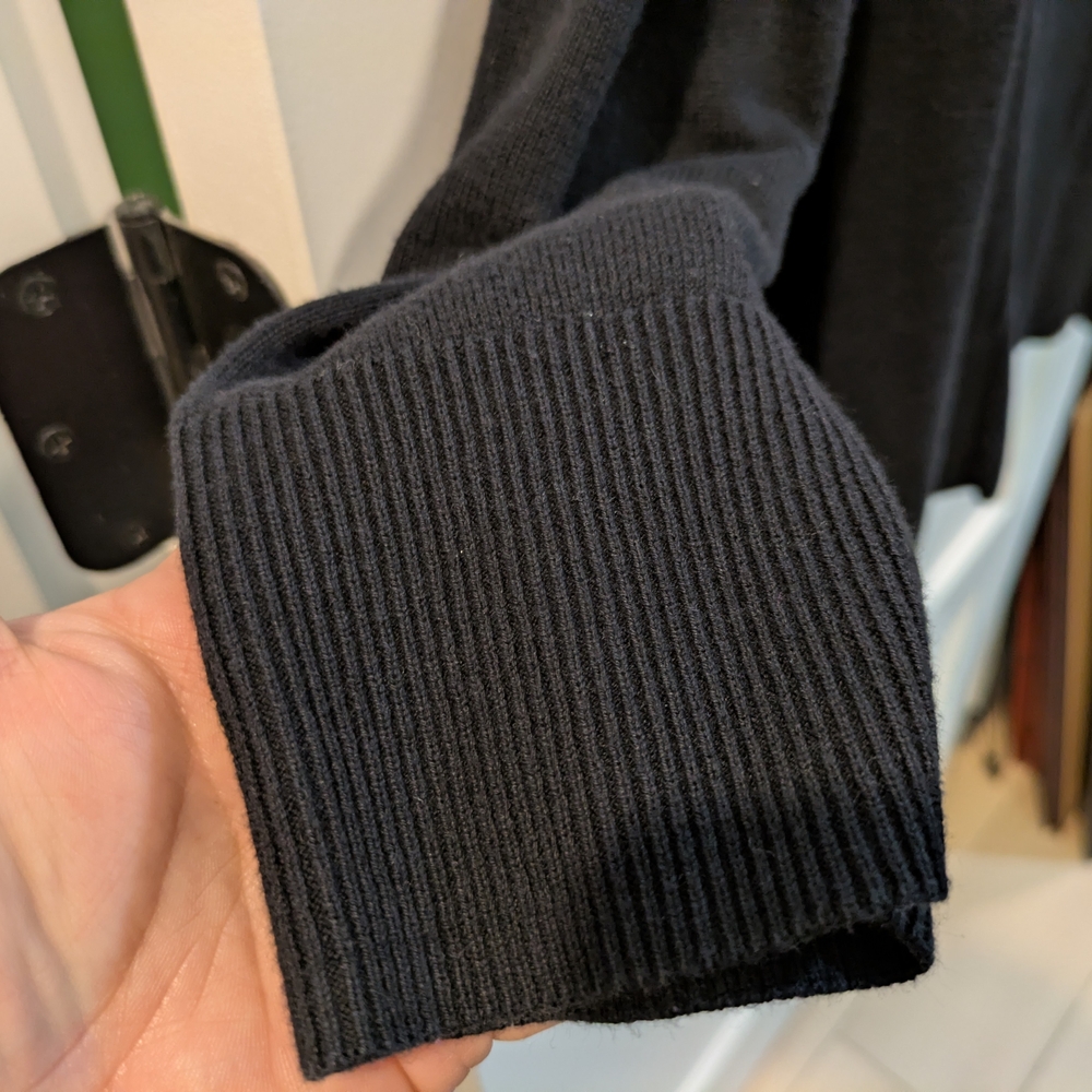 croft & barrow Black Open-Front Women's Cardigan - Picture 4 of 11